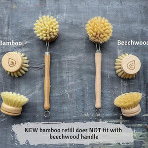 Sisal Dish Brush Refill (Brush Head Only) | 1 Refill / Bamboo
